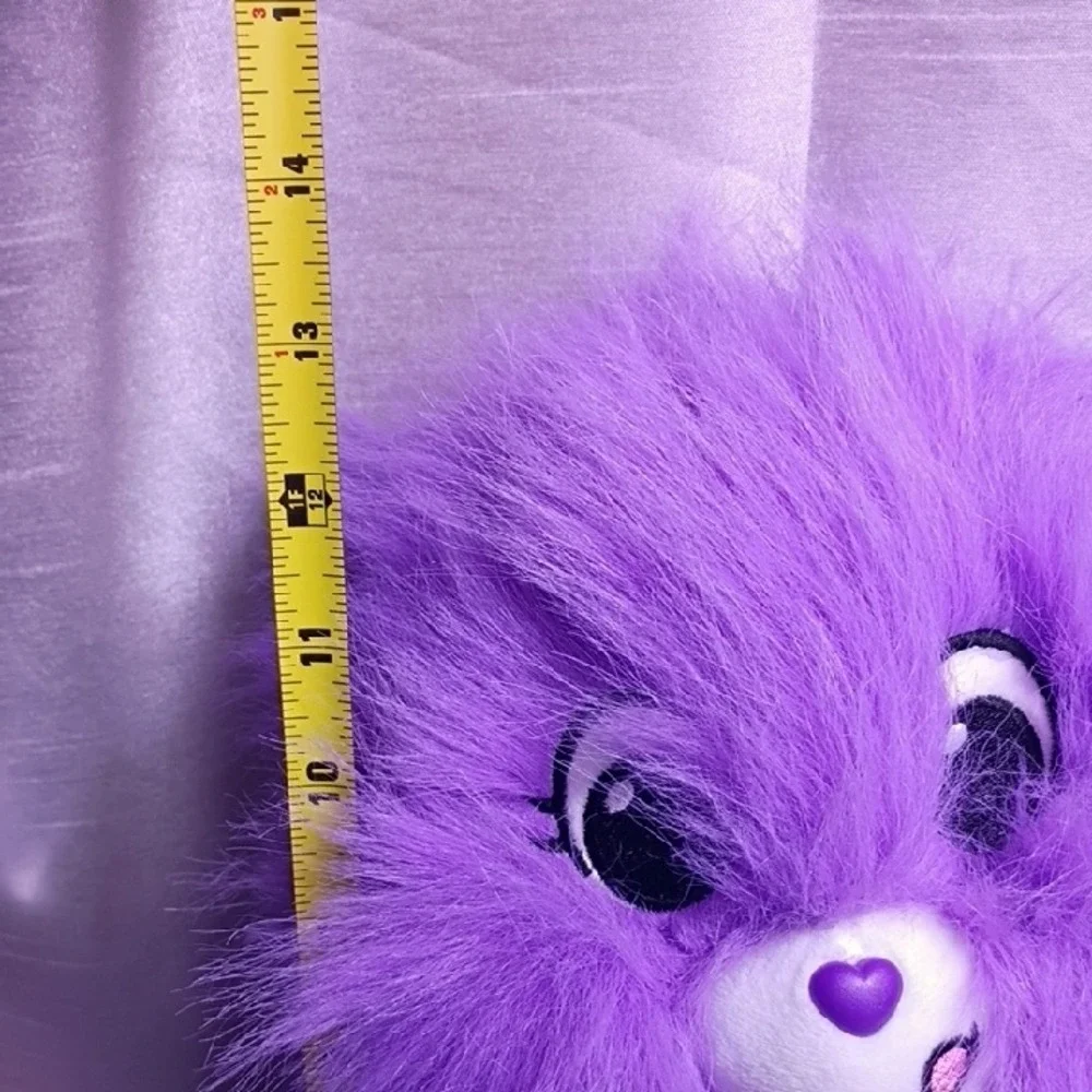 Care Bears Purple Super Fluffy Shaggy Collectible Bear‎